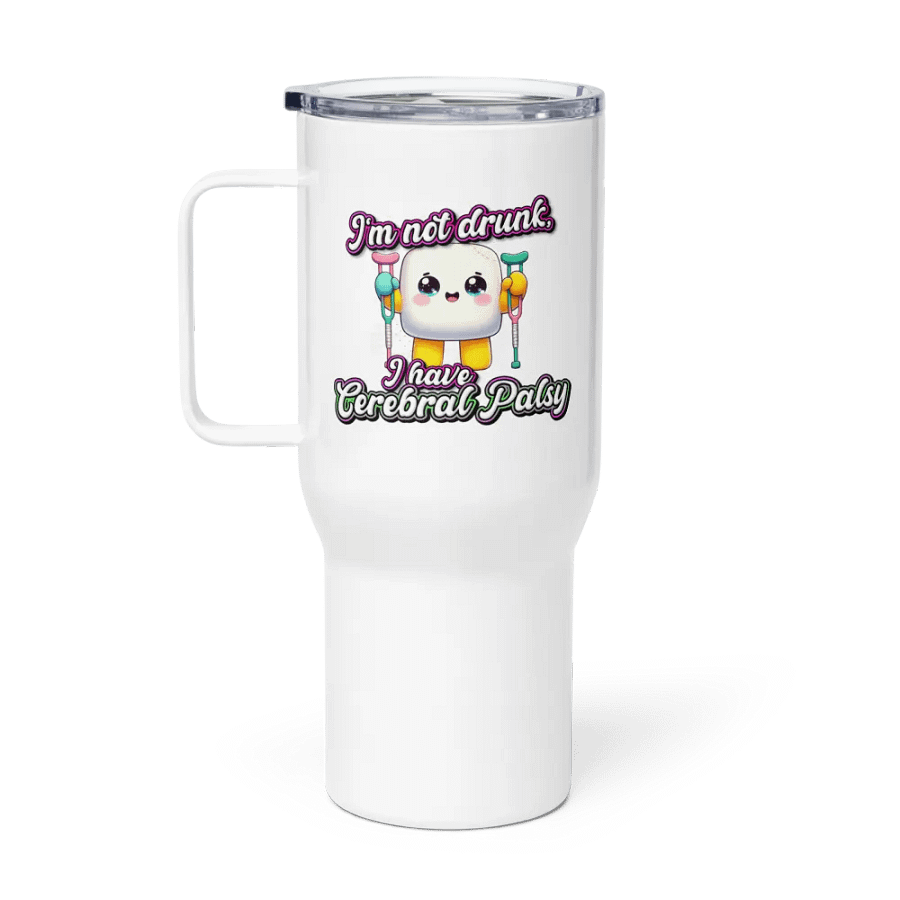 I'm not drunk CP Travel Mug with a Handle product image (1)