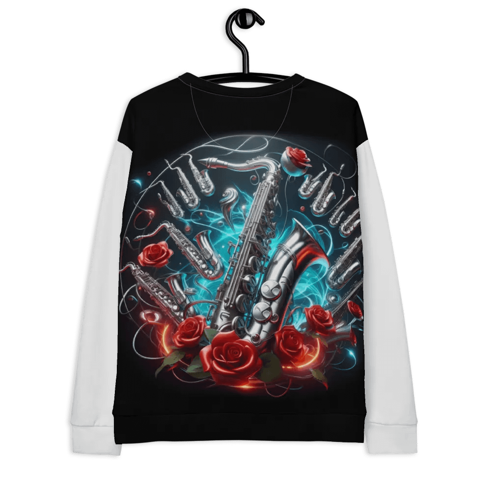 Silver Saxophone Serenade - Unisex Sweatshirt #27 product image (12)