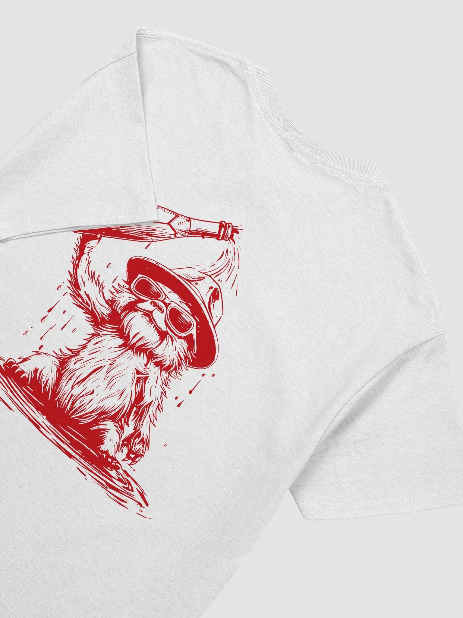 Alcoholdouche Champi - White - T-Shirt product image (4)