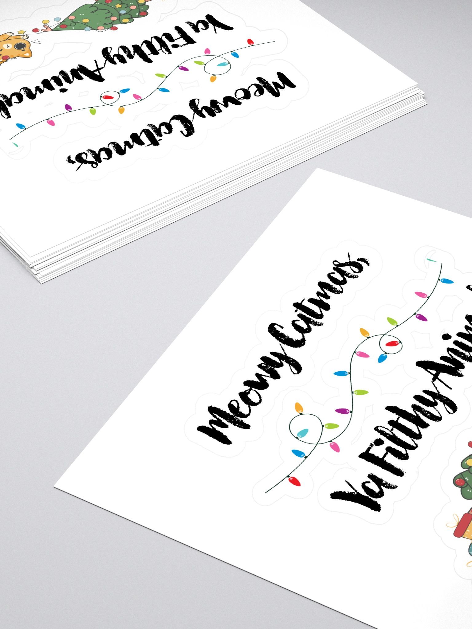 MEOWY CATMAS STICKERS product image (4)