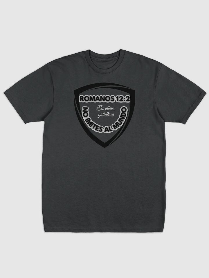 Romanos 12:2 Shield Emblem Tee product image (1)