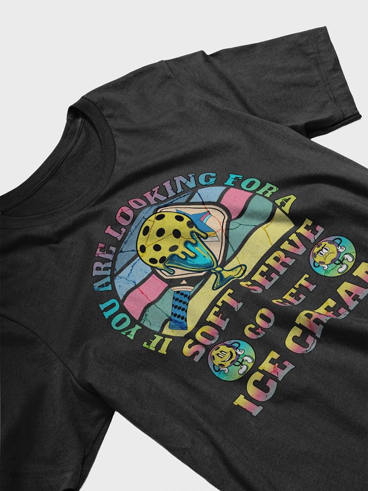 Soft Serve Go Get Ice Cream Pickleball T-Shirt product image (8)