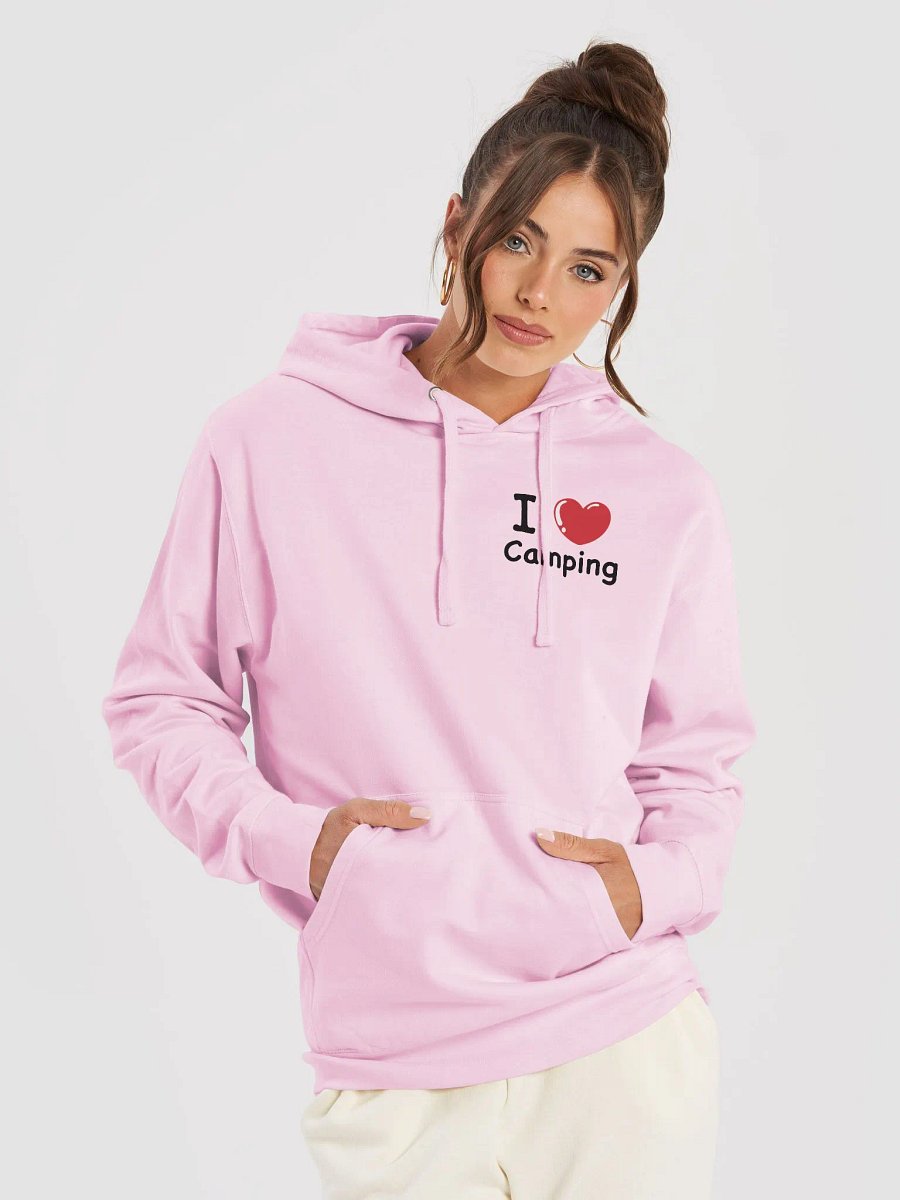 I Love Camping Ladies Hoodie product image (5)
