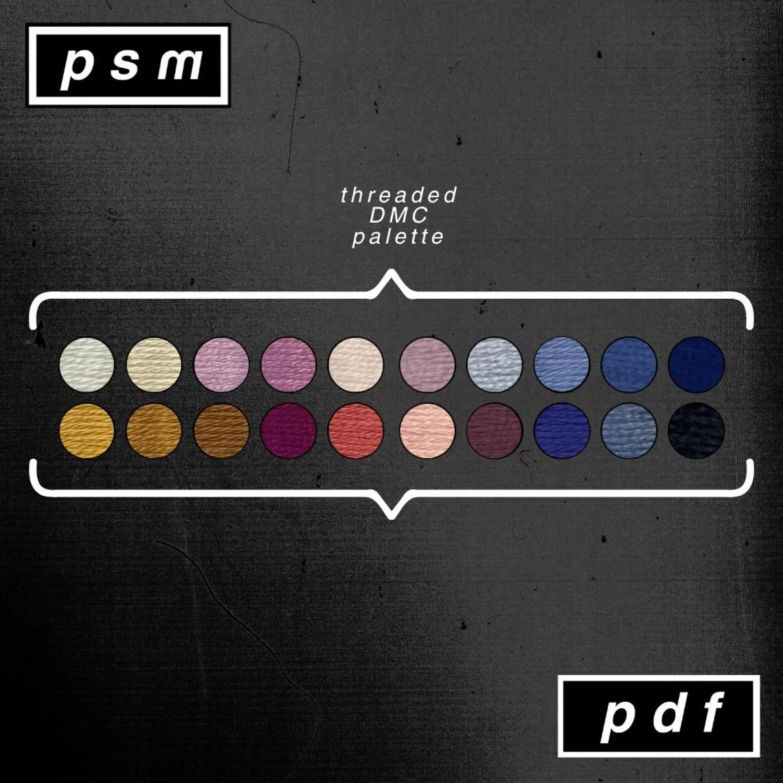 Traditional Florals Sugar Plum Spice Christmas Stocking Pattern Set product image (2)