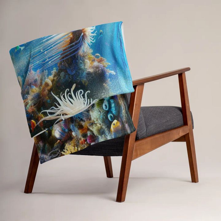 Under The Sea Throw Blanket product image (1)