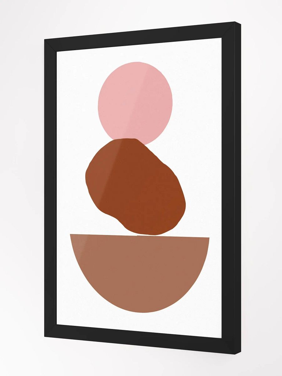 Abstract Geometry Framed Matte Poster product image (12)