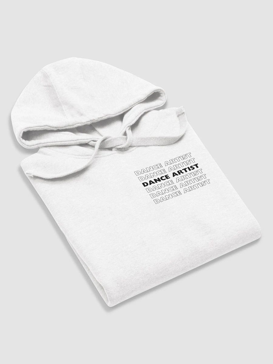 Dance Artist (black lettering) Cotton unisex hoodie product image (5)