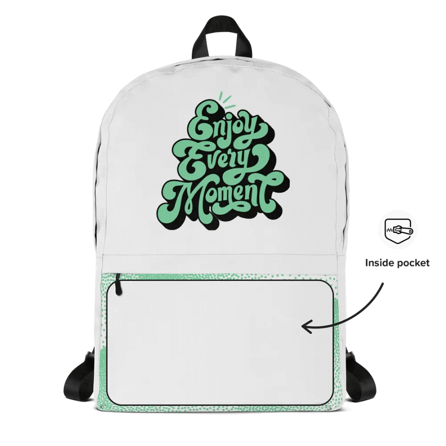 Enjoy Every Moment All-Over Print Backpack product image (12)