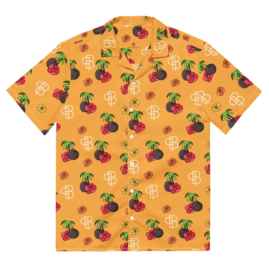 Orange Tropical Island Hawaiian Shirt product image (2)