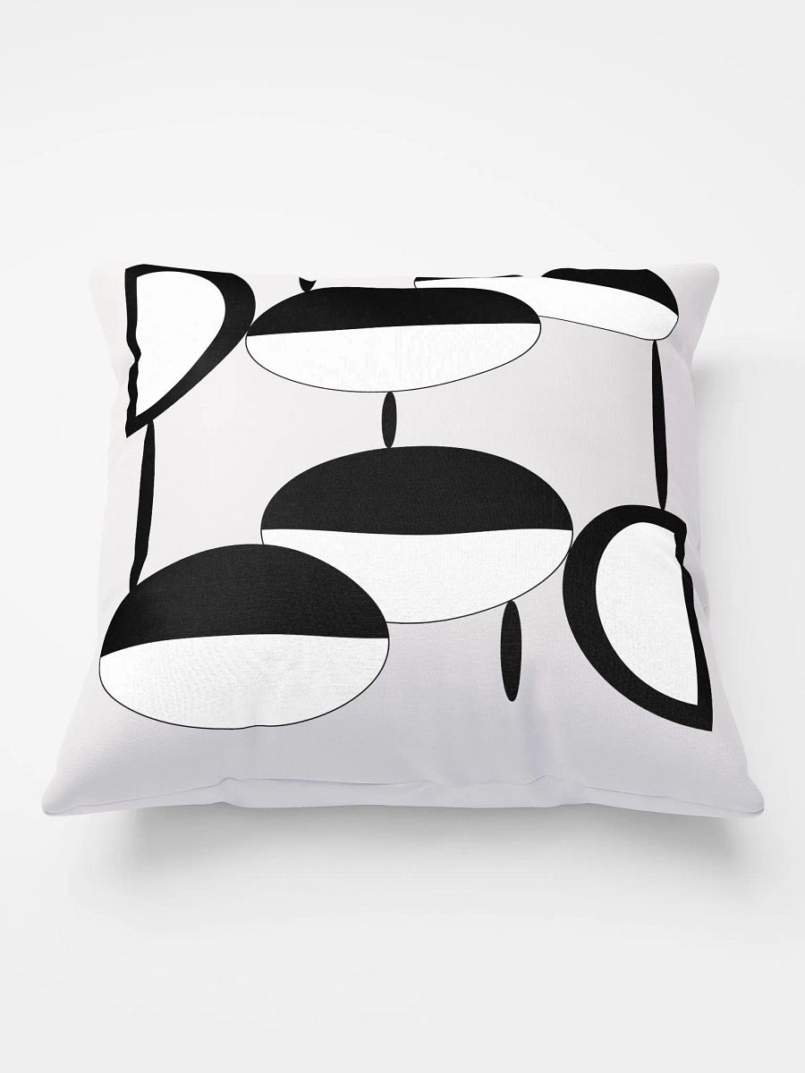 Modern Black and White Throw Pillows – Geometric Cushions for Sofa – Decorative Black White Pillows for Living Room product image (2)