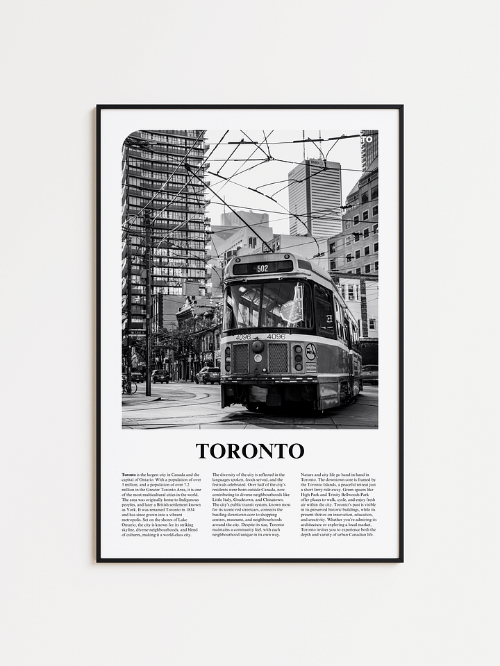 Toronto 08 Newspaper Poster product image (1)