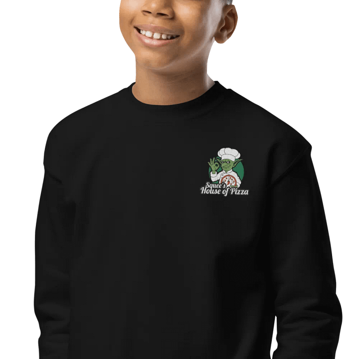 Squee’s House of Pizza Youth Crew Neck Sweatshirt product image (1)