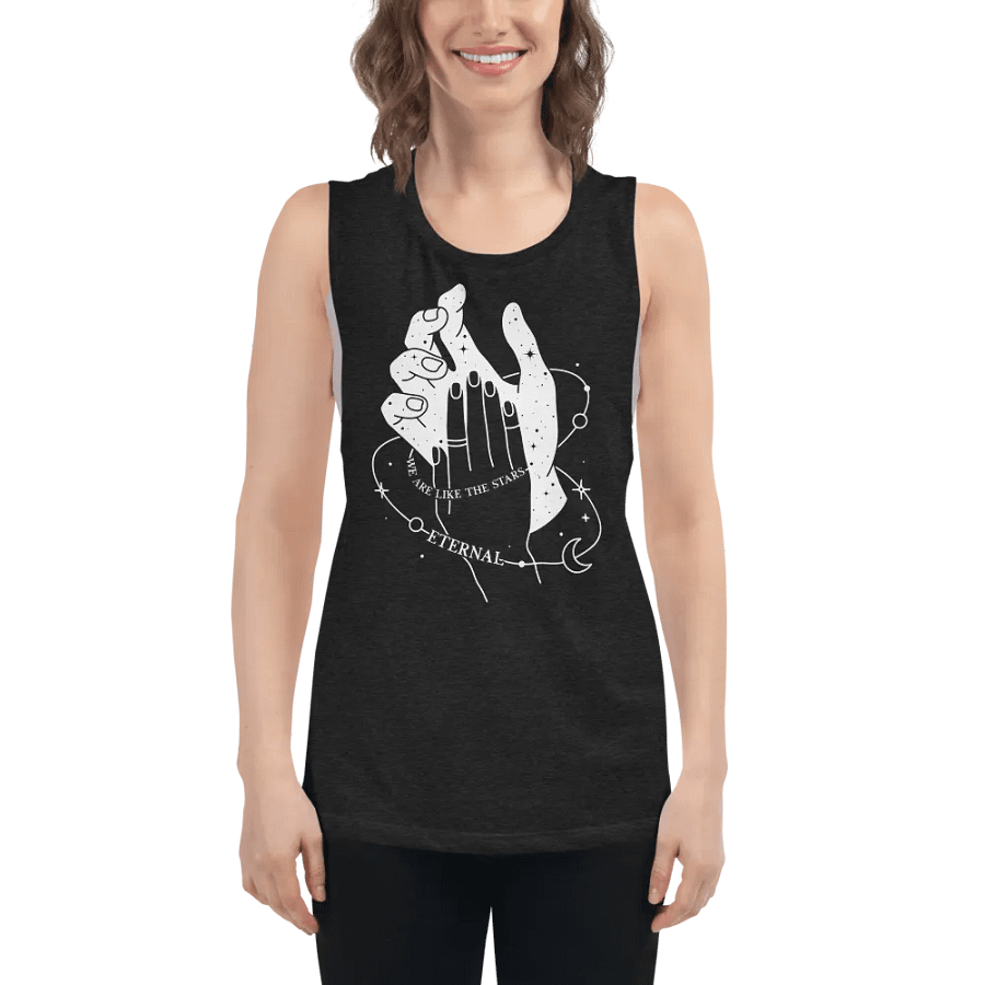 We Are Like The Stars Bella+Canvas Women's Flowy Muscle Tank product image (5)