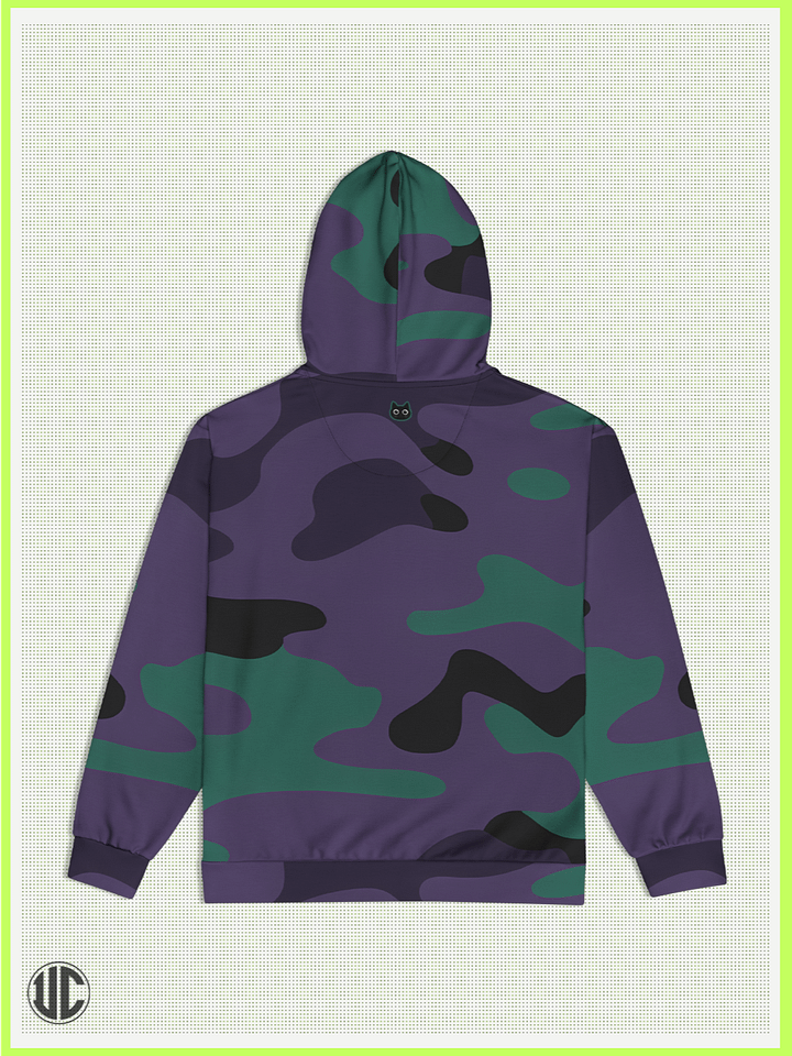 UnkoCon – Midnight Purple Camo Zip Hoodie product image (2)