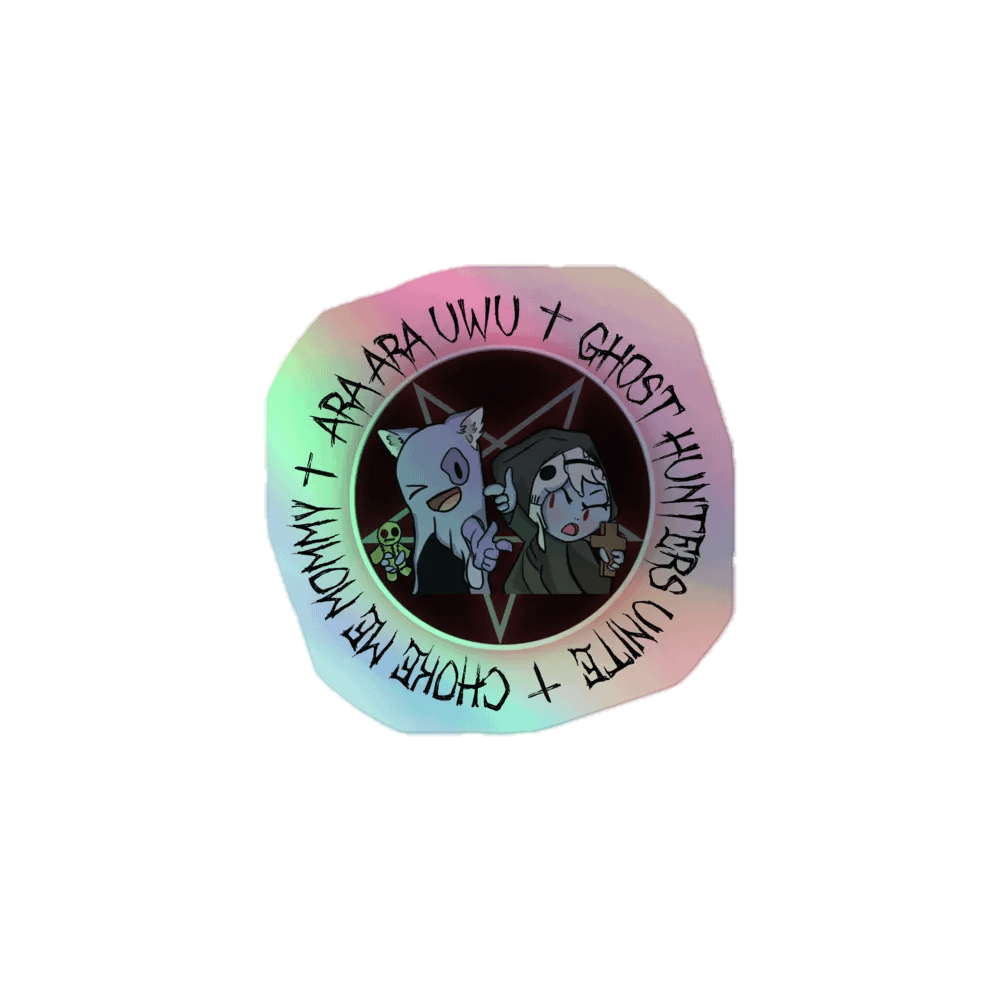 AraAra BooWoo - Ghost Hunters Unite Sticker product image (1)