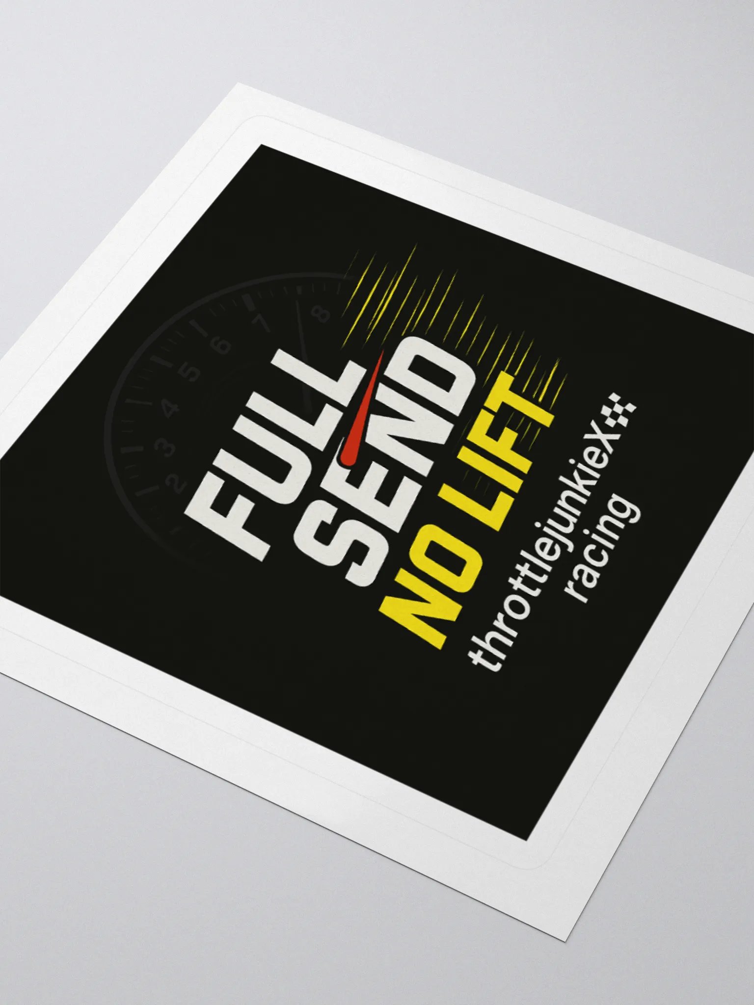 FULL SEND NO LIFT Kiss Cut Stickers product image (12)