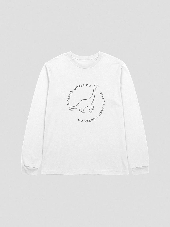 Dinos Gotta Do Long Sleeve T-Shirt [Dark] product image (2)
