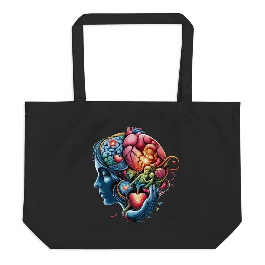 Psyche's Embrace Organic Tote product image (1)