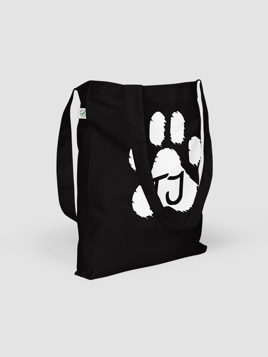 TJ Paw Organic Fashion Tote Bag (white detail) product image (2)