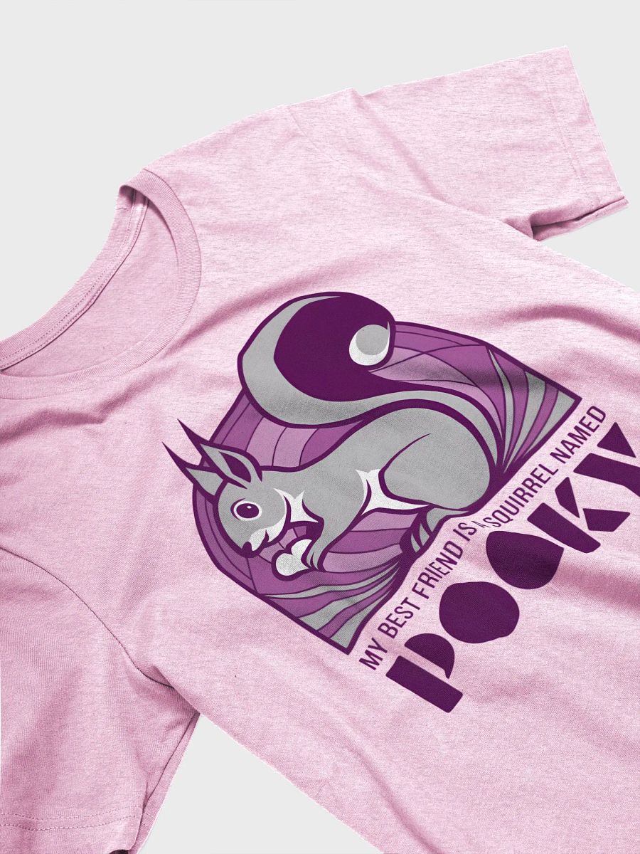 Super Soft and Flattering Tee With Graphics on Back and Front: BFF Pooky, Purple product image (3)