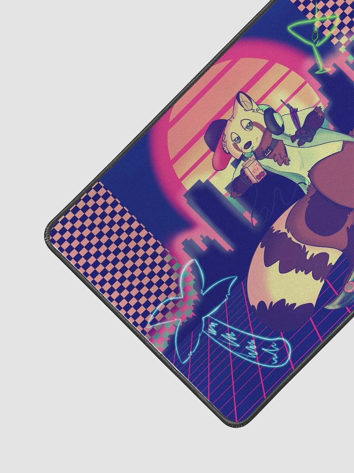 Vaporwave Puck Desk Mat product image (2)
