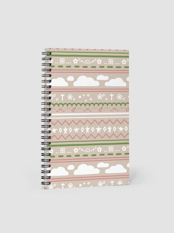 Cloudy Christmas Notebook - Beige product image (1)