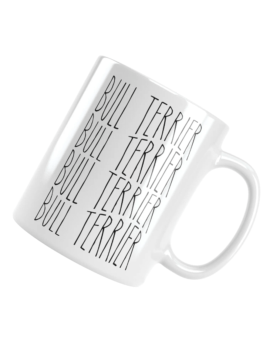 Bull Terrier Wavy Minimalist Rustic Chic Mug product image (1)