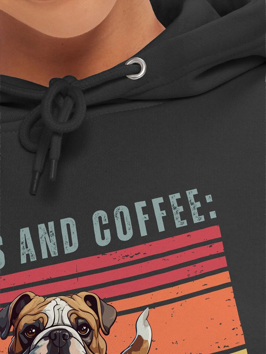 Paws and Coffee Bulldog Hoodie product image (19)