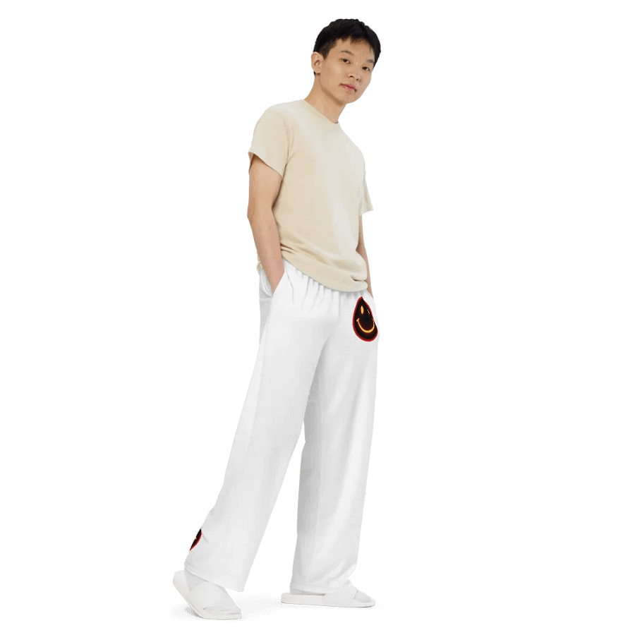 Calça unissex de perna larga com estampa SPIGOLONREACTS logo original product image (6)