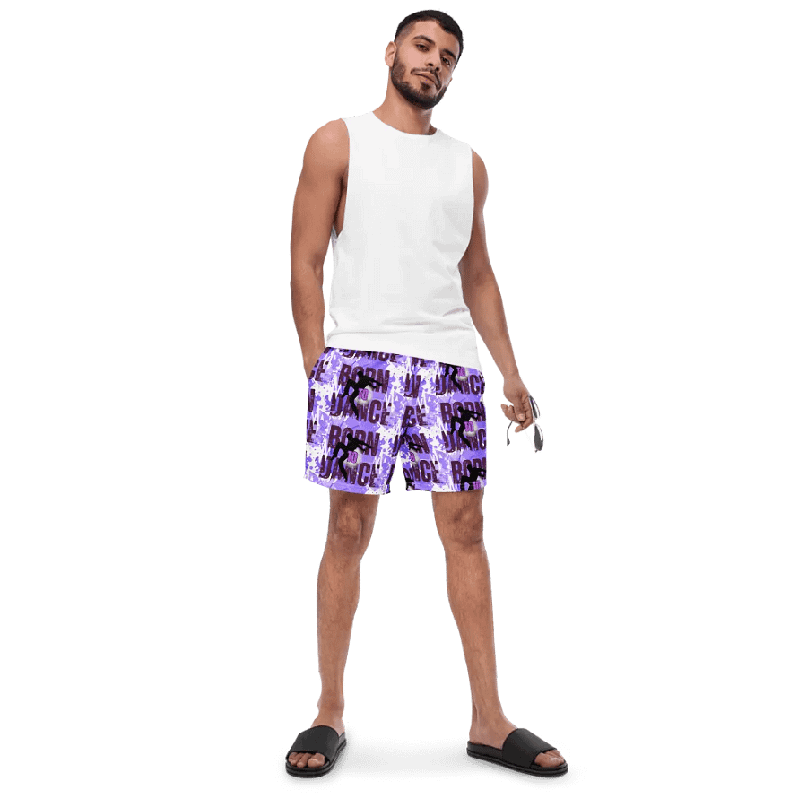 Born to Dance His Silhouette All-Over Swim Trunks product image (4)