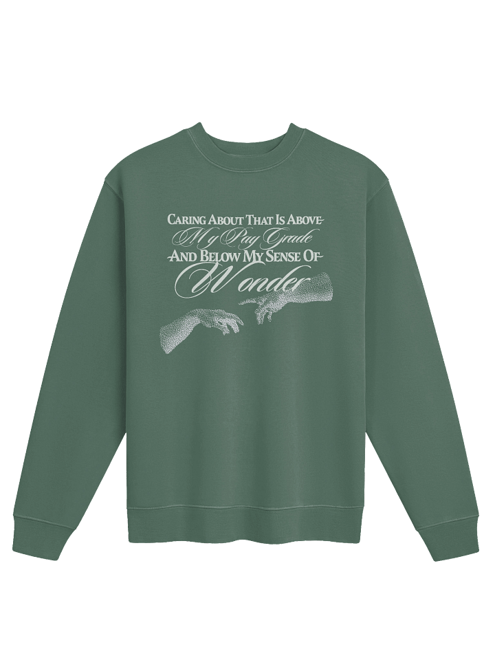 Caring Is Above My Pay Grade Premium Crewneck product image (1)