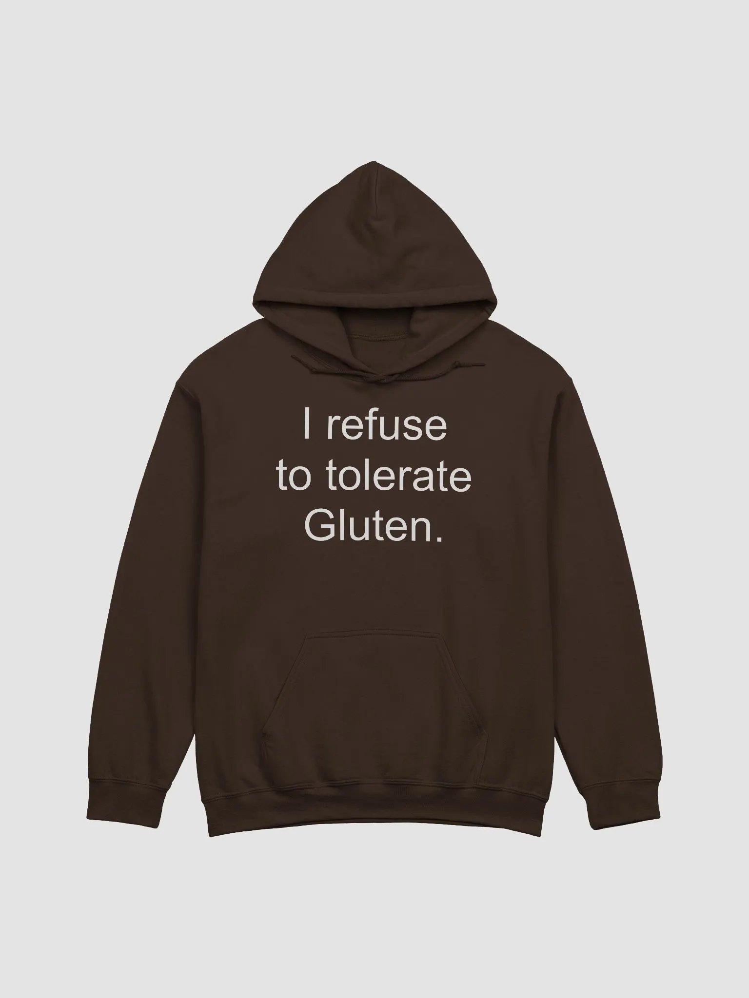 I refuse to tolerate gluten dark classic hoodie product image (8)