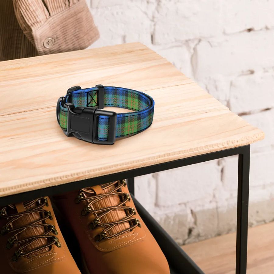 Tartan Blue Pet Collar product image (4)