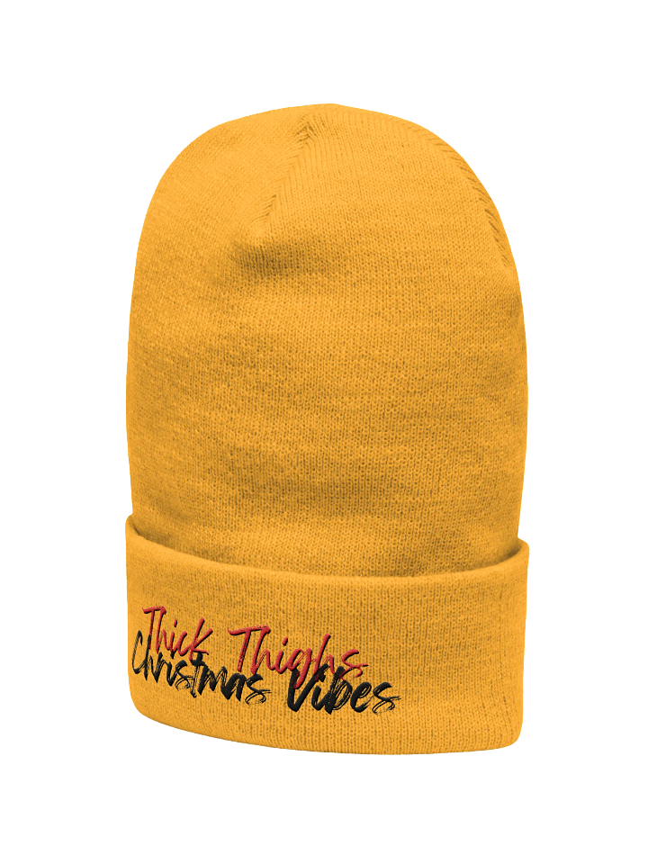 Thick Thighs, Christmas Vibes Beanie product image (2)