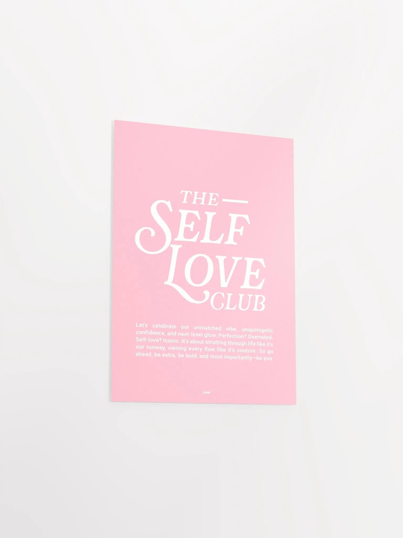 Self Love Club Pink Print product image (7)