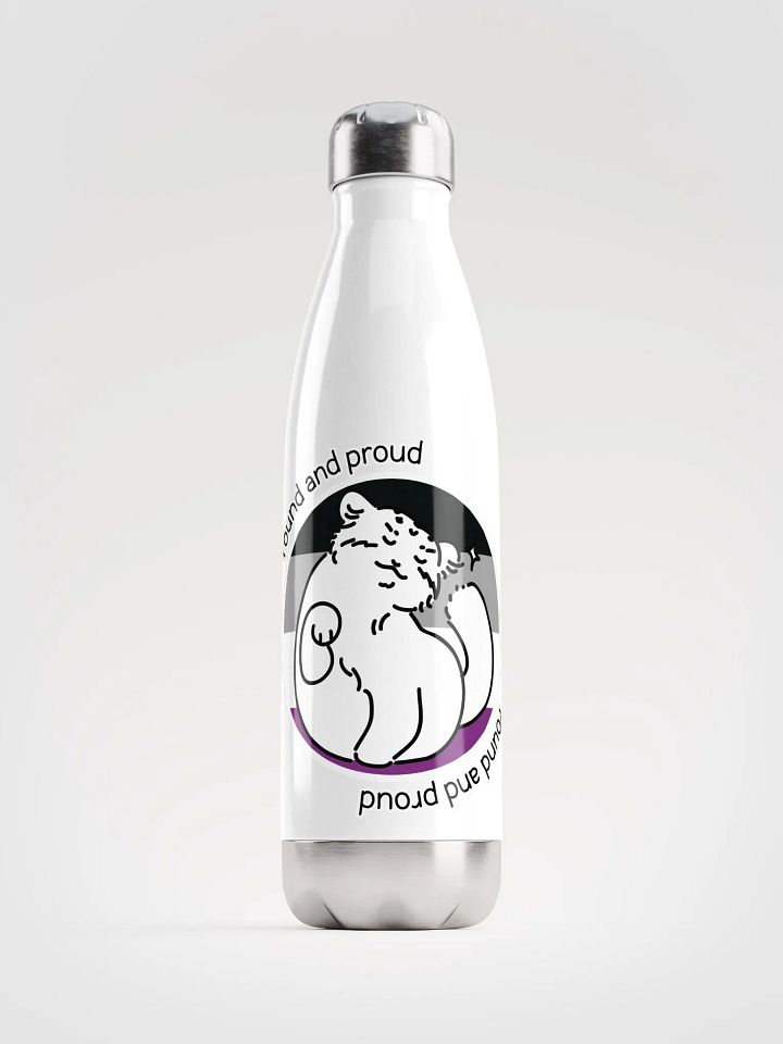 Round and Proud Manul Pride Asexual Version - Bottle product image (1)