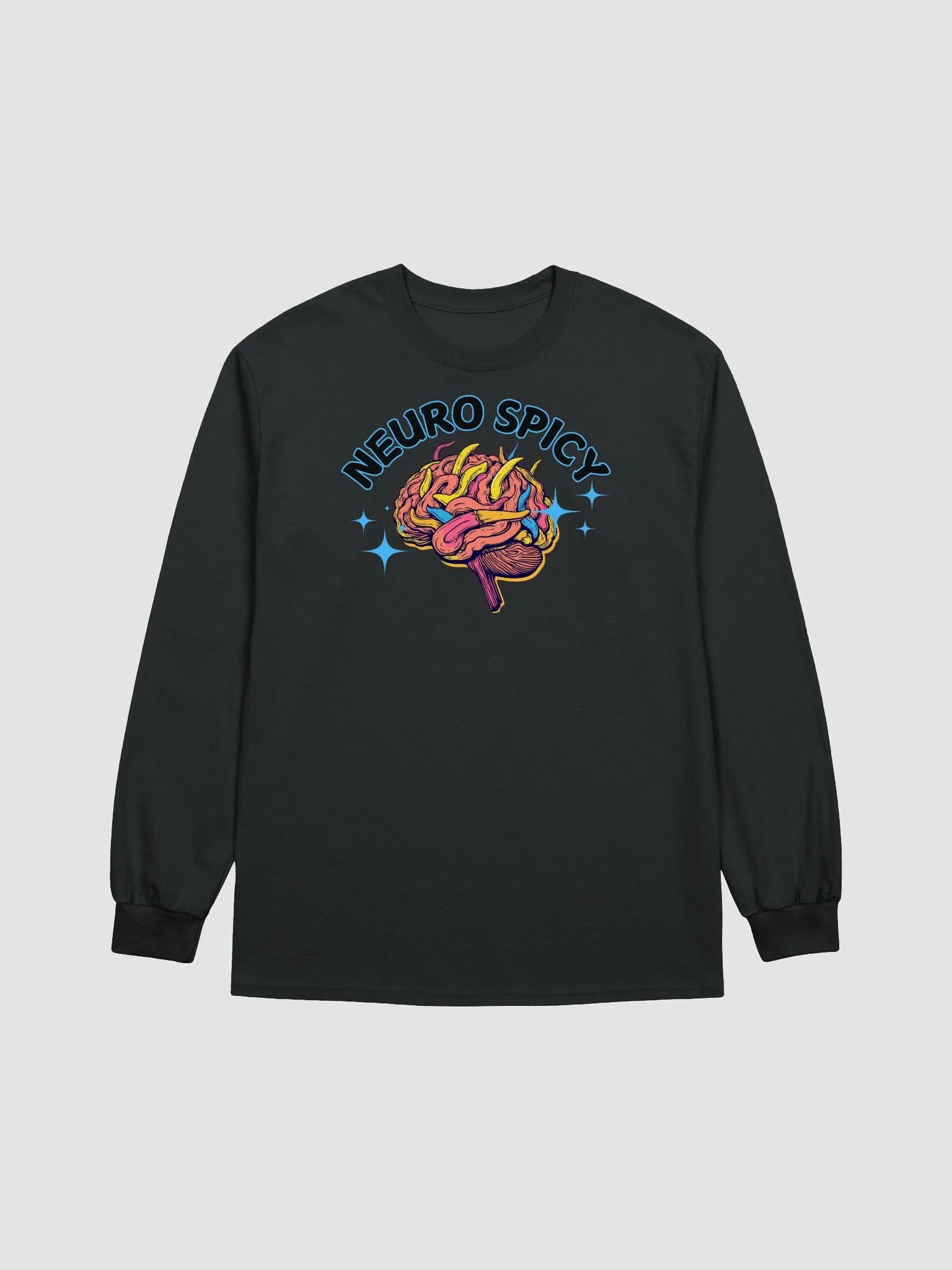 Neuro Spicy Neurodiverse ADHD Autism Long Sleeve T-shirt product image (2)