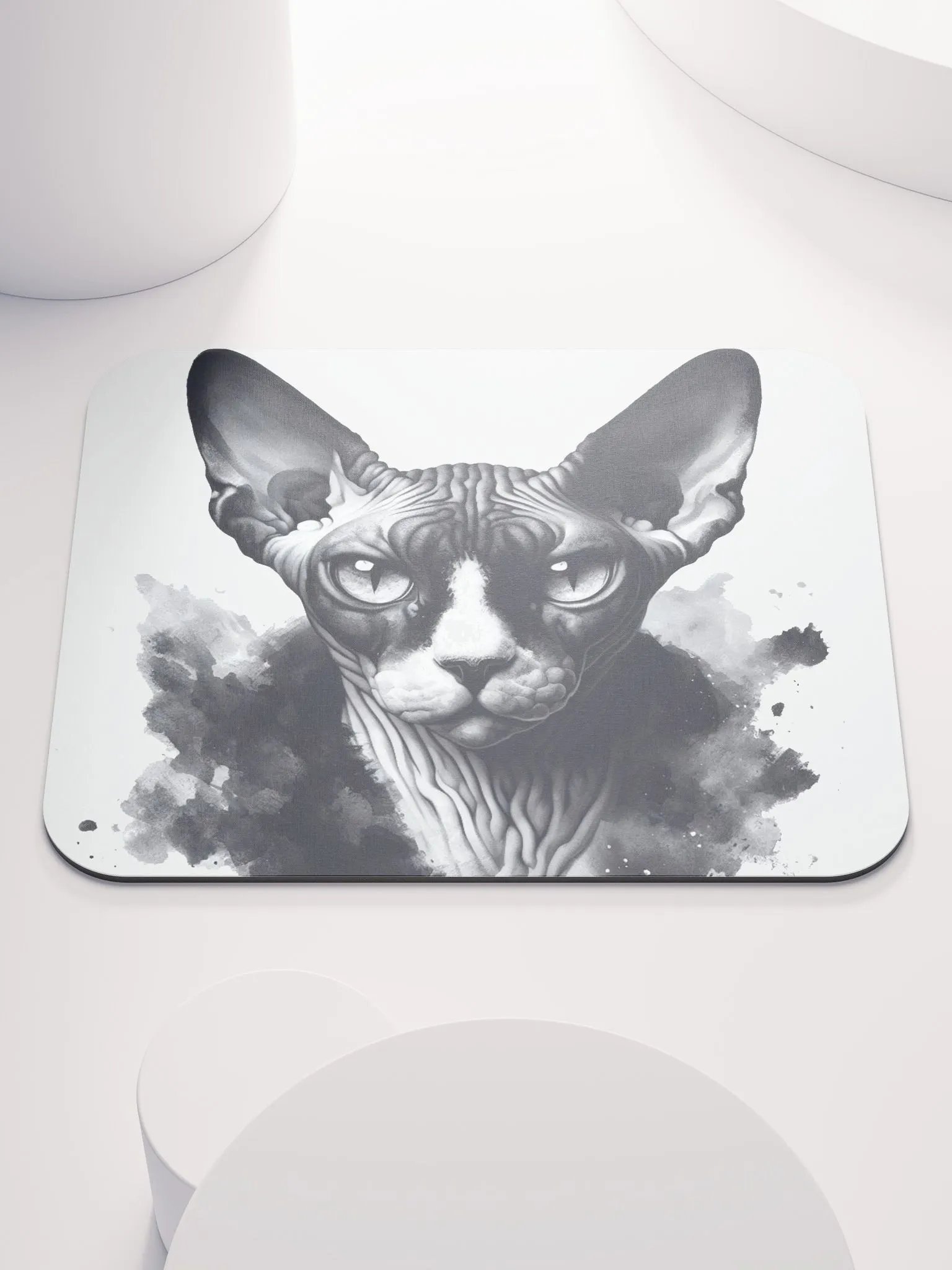 Sphynx Mouse Pad • Sphynx Art Mousepad • Sphynx Cat Mouse Pad • Sphinx Mousepad • Sphynx Painting Mouse Pad product image (1)