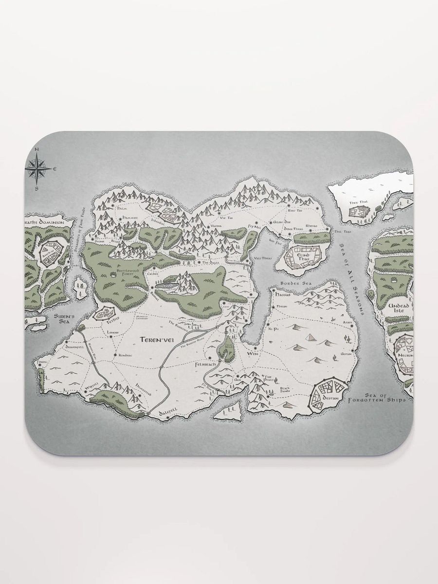 Teren'vei Map Mousepad product image (2)