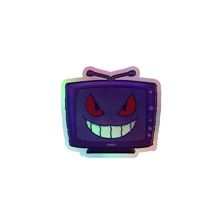 Mischievous Gengar TV Holographic Sticker Set product image (1)