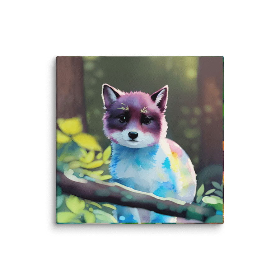 Cute Fox Digital Painting - v3 product image (1)