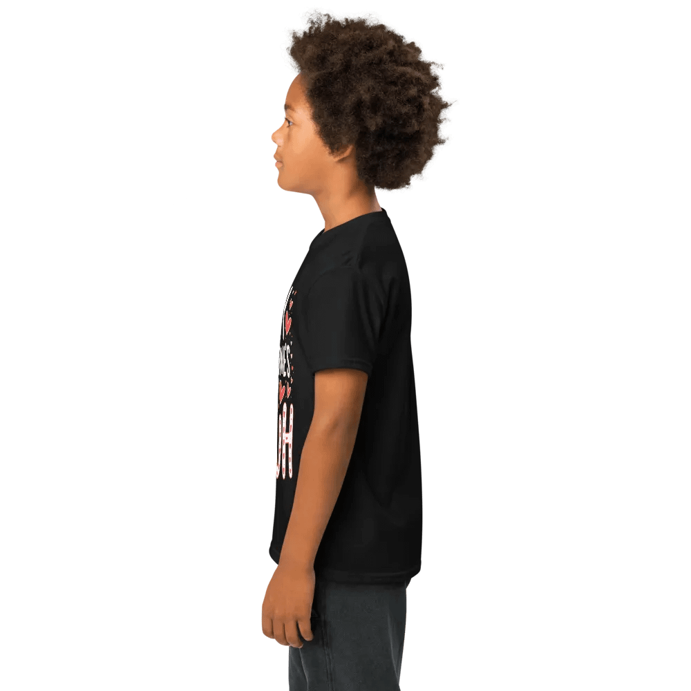 Peace & Love Valentine's Youth Tee product image (9)