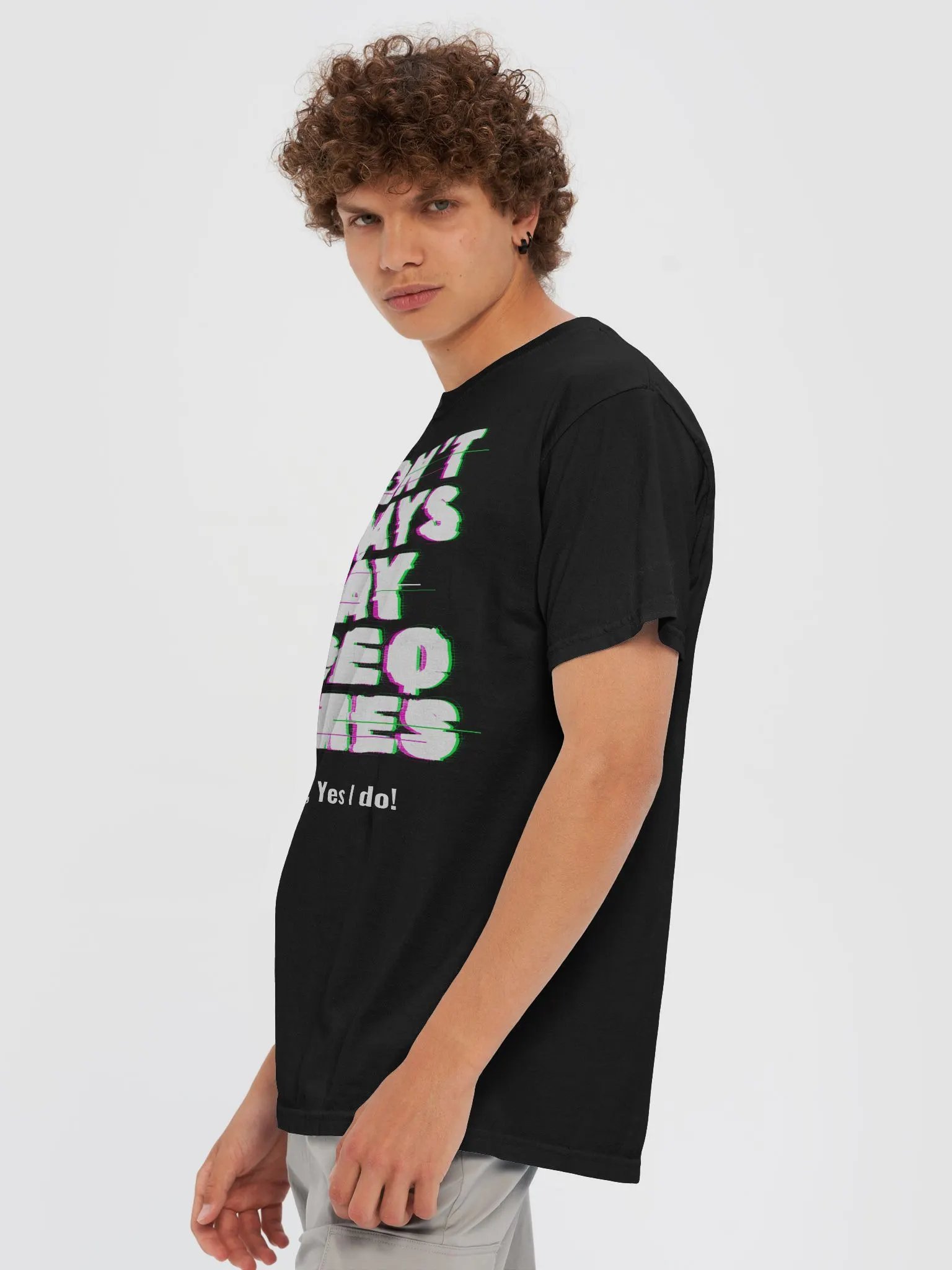 Glitchy Gamer Statement Tee product image (71)