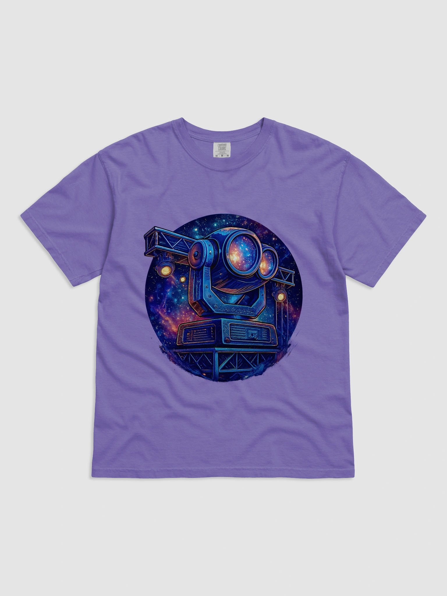 Theatrically Jerry: "Gemini Nebula" Graphic Moving Head Light T-Shirt product image (2)