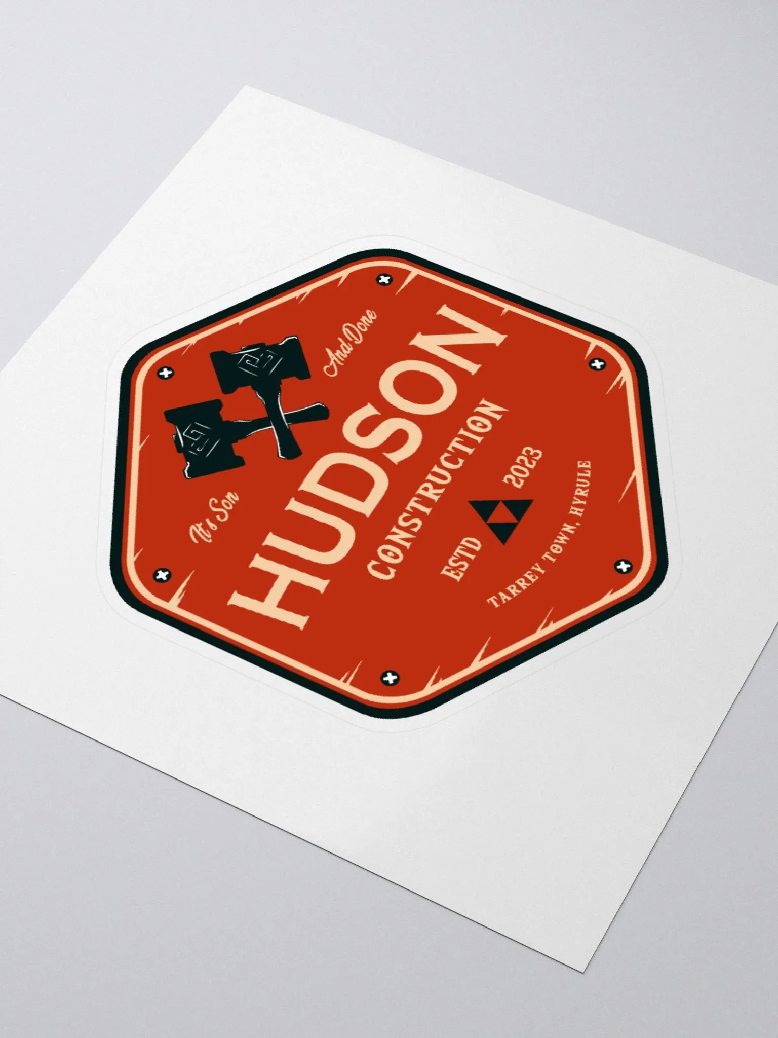 Hudson Construction Sticker product image (8)