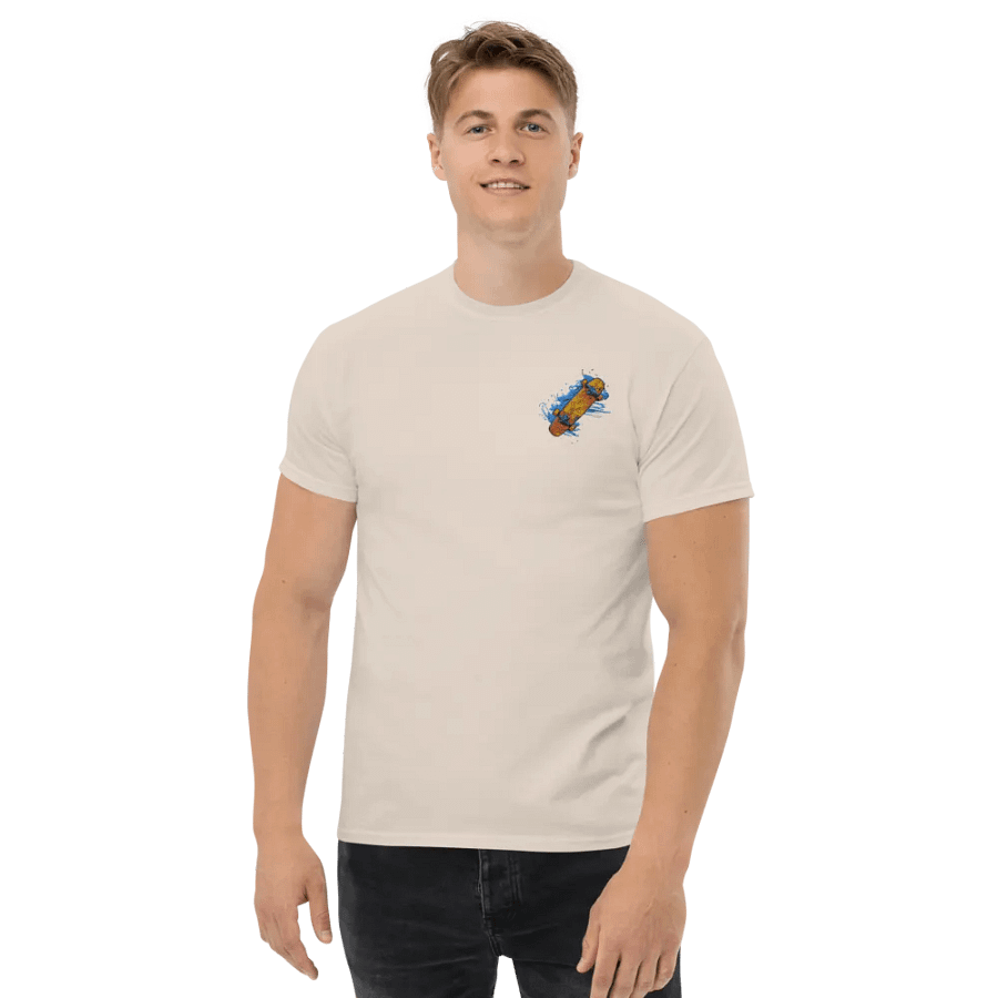 Wild Wet Skateboard Embodied T-shirt product image (32)