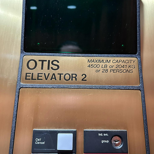 Everytime I step into an Otis Elevator, The American Adventure is immediately triggered in my head…

“… there’s Otis Elevator...