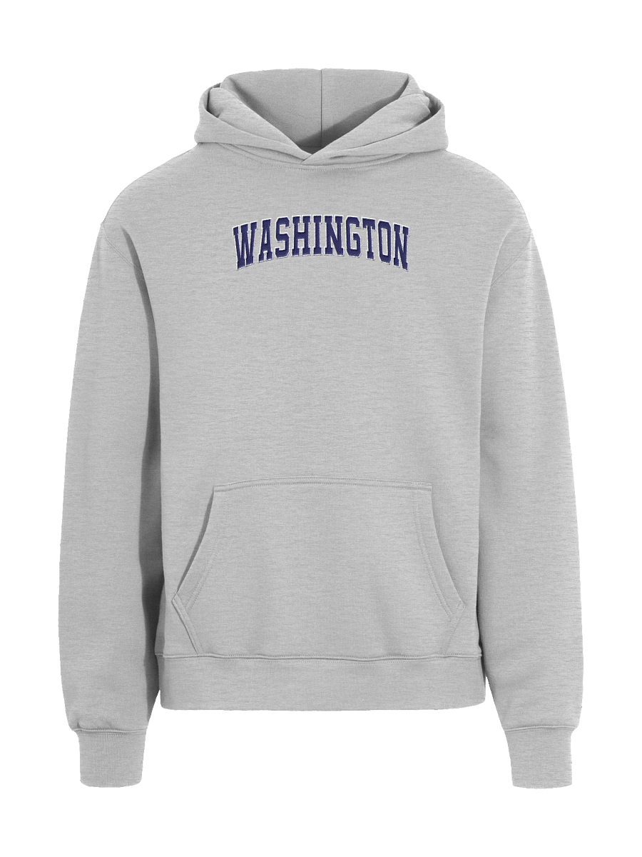 Washington Vintage Stylish Embroidery Unisex Premium Oversized Hoodie product image (1)
