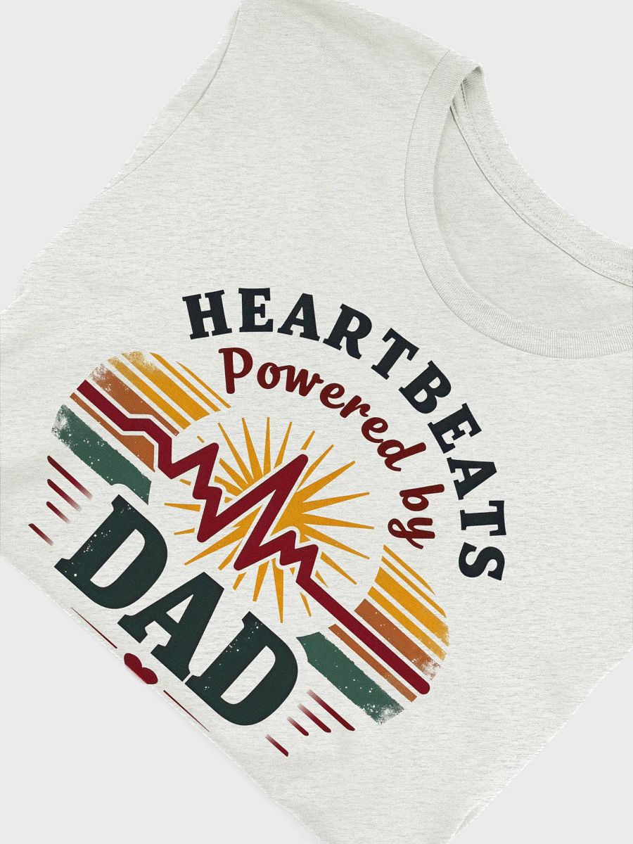 Dad-Powered Heartbeats Sunset T-Shirt product image (49)