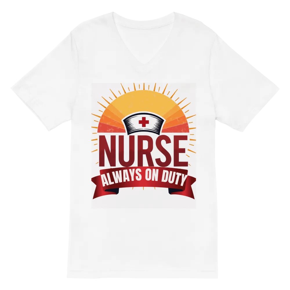 Sunburst Nurse Always On Duty V-neck tee product image (2)